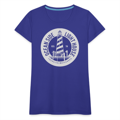 Frauen Premium T-Shirt - Ocean Side Lighthouse - Königsblau