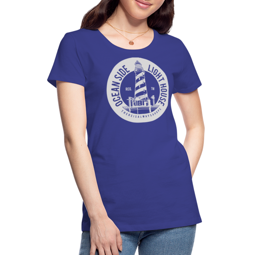 Frauen Premium T-Shirt - Ocean Side Lighthouse - Königsblau