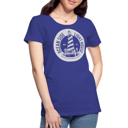 Frauen Premium T-Shirt - Ocean Side Lighthouse - Königsblau