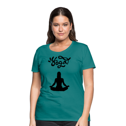 Frauen Premium T-Shirt - Yoga Shirt - Divablau