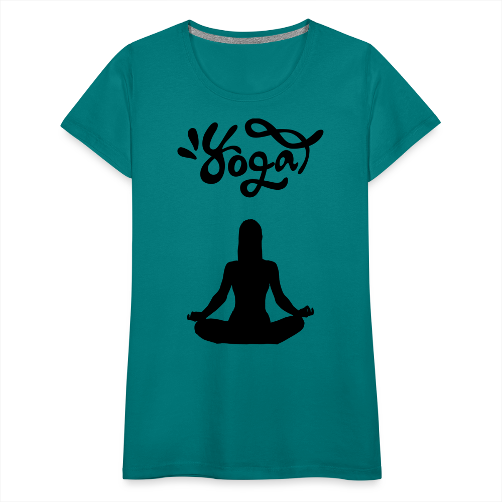 Frauen Premium T-Shirt - Yoga Shirt - Divablau