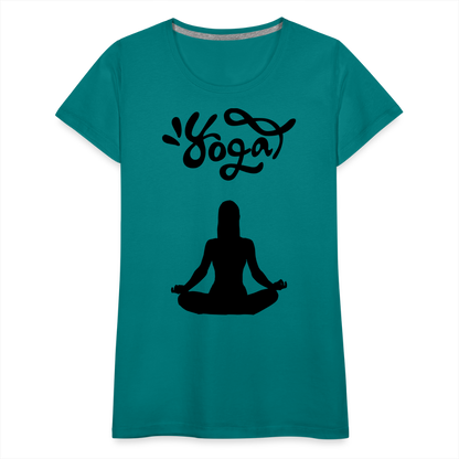 Frauen Premium T-Shirt - Yoga Shirt - Divablau