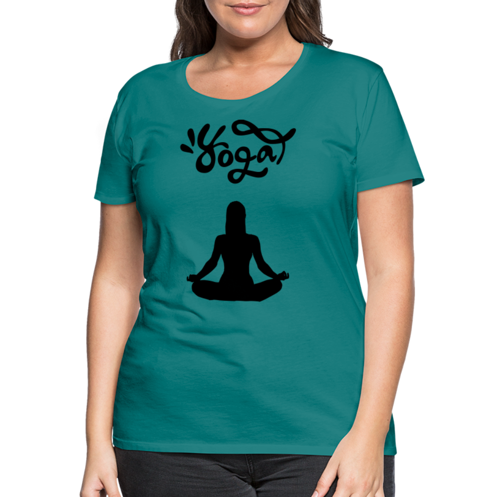 Frauen Premium T-Shirt - Yoga Shirt - Divablau