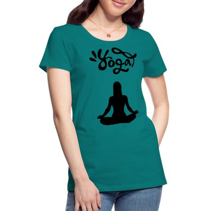 Frauen Premium T-Shirt - Yoga Shirt - Divablau