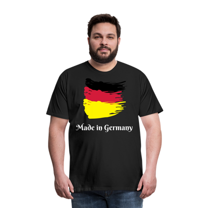 Männer Premium T-Shirt - Made in Germany Spruch Design - Schwarz