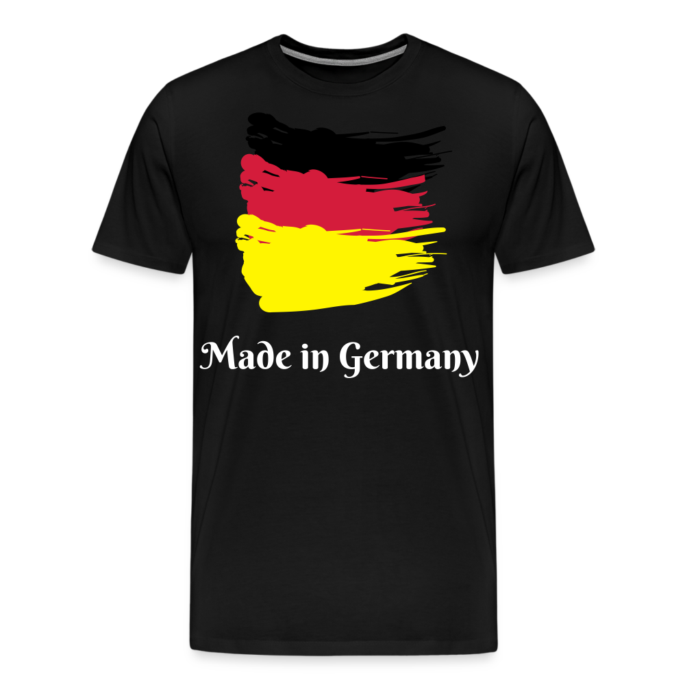 Männer Premium T-Shirt - Made in Germany Spruch Design - Schwarz