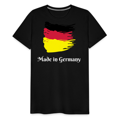 Männer Premium T-Shirt - Made in Germany Spruch Design - Schwarz