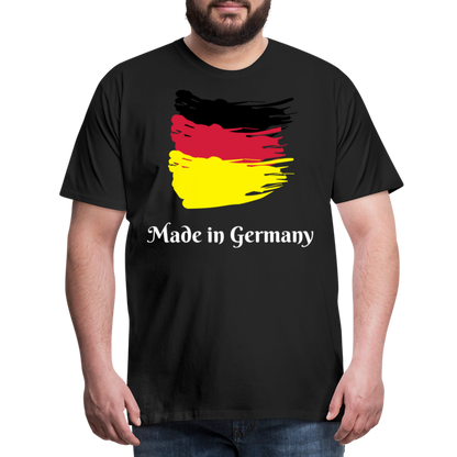 Männer Premium T-Shirt - Made in Germany Spruch Design - Schwarz