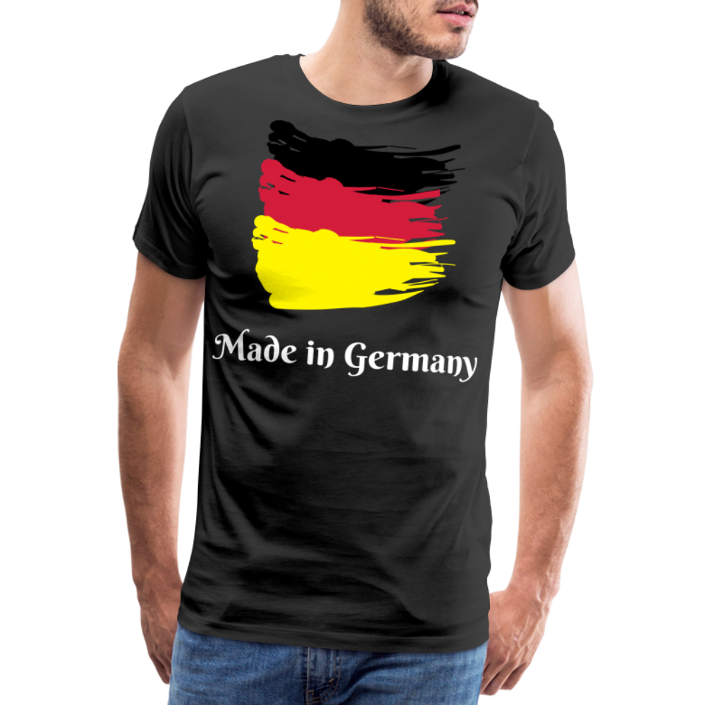Männer Premium T-Shirt - Made in Germany Spruch Design - Schwarz