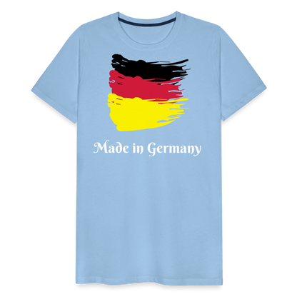 Männer Premium T-Shirt - Made in Germany Spruch Design - Sky