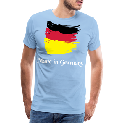 Männer Premium T-Shirt - Made in Germany Spruch Design - Sky