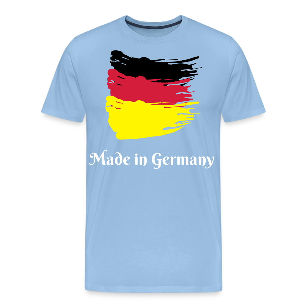 Männer Premium T-Shirt - Made in Germany Spruch Design - Sky