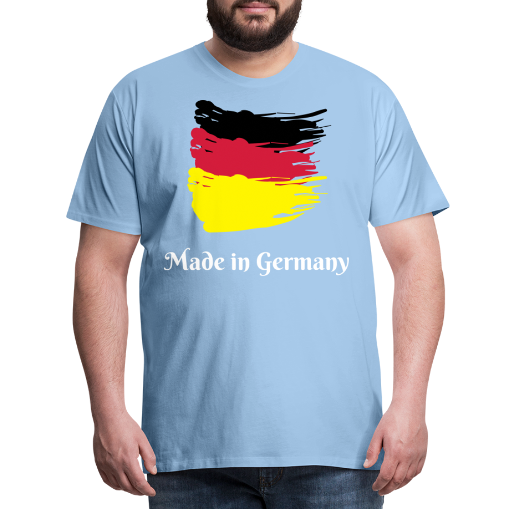 Männer Premium T-Shirt - Made in Germany Spruch Design - Sky