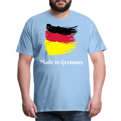 Männer Premium T-Shirt - Made in Germany Spruch Design - Sky