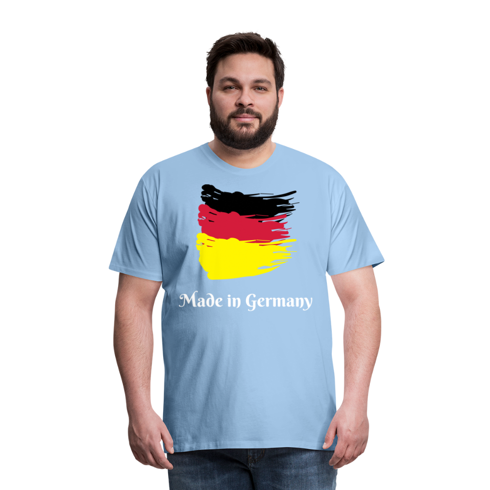 Männer Premium T-Shirt - Made in Germany Spruch Design - Sky