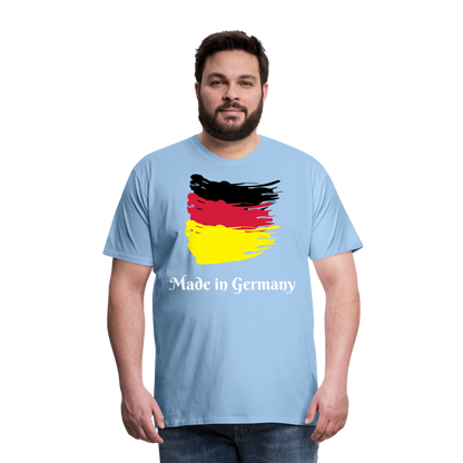 Männer Premium T-Shirt - Made in Germany Spruch Design - Sky