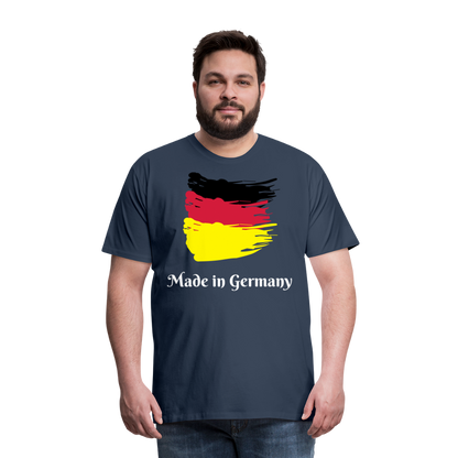 Männer Premium T-Shirt - Made in Germany Spruch Design - Navy