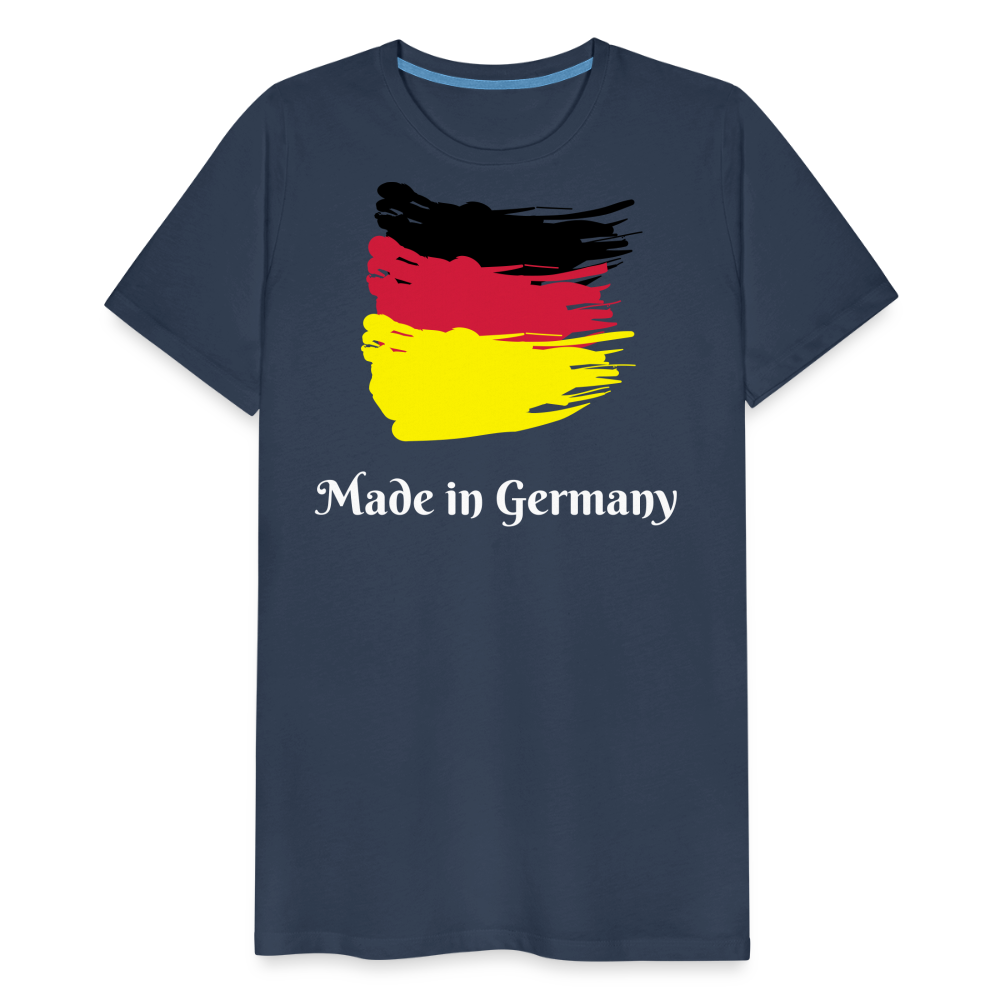 Männer Premium T-Shirt - Made in Germany Spruch Design - Navy