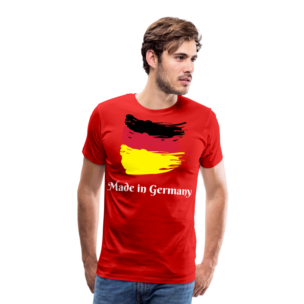 Männer Premium T-Shirt - Made in Germany Spruch Design - Rot