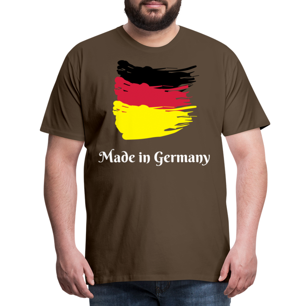 Männer Premium T-Shirt - Made in Germany Spruch Design - Edelbraun