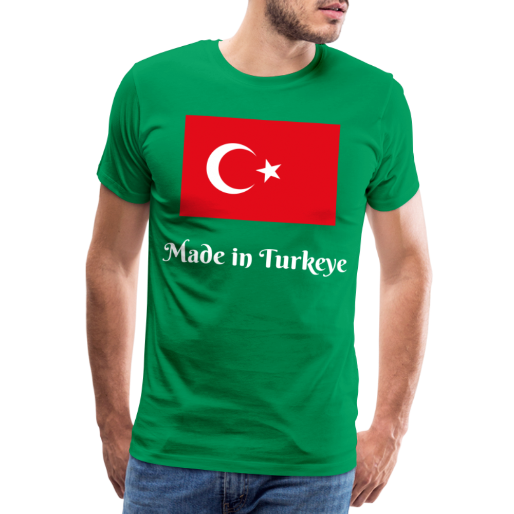 Männer Premium T-Shirt - Made in Turkeye Spruch - Kelly Green