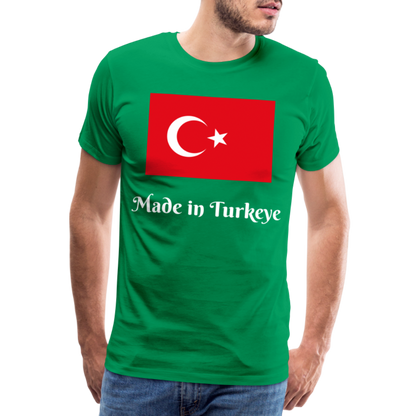 Männer Premium T-Shirt - Made in Turkeye Spruch - Kelly Green