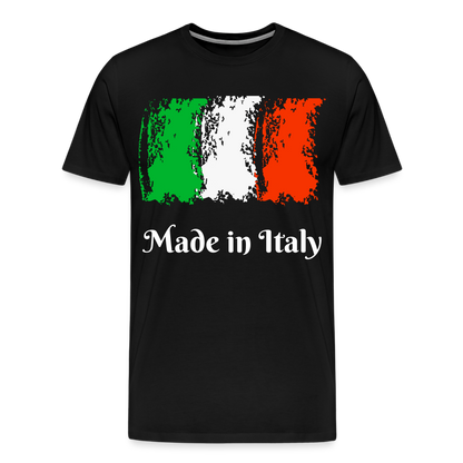 Männer Premium T-Shirt - Made in Italy - Schwarz