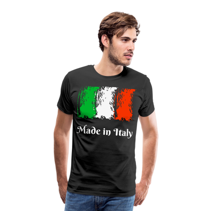 Männer Premium T-Shirt - Made in Italy - Schwarz