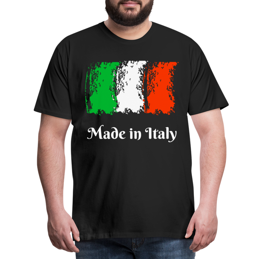 Männer Premium T-Shirt - Made in Italy - Schwarz