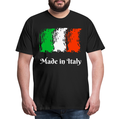 Männer Premium T-Shirt - Made in Italy - Schwarz