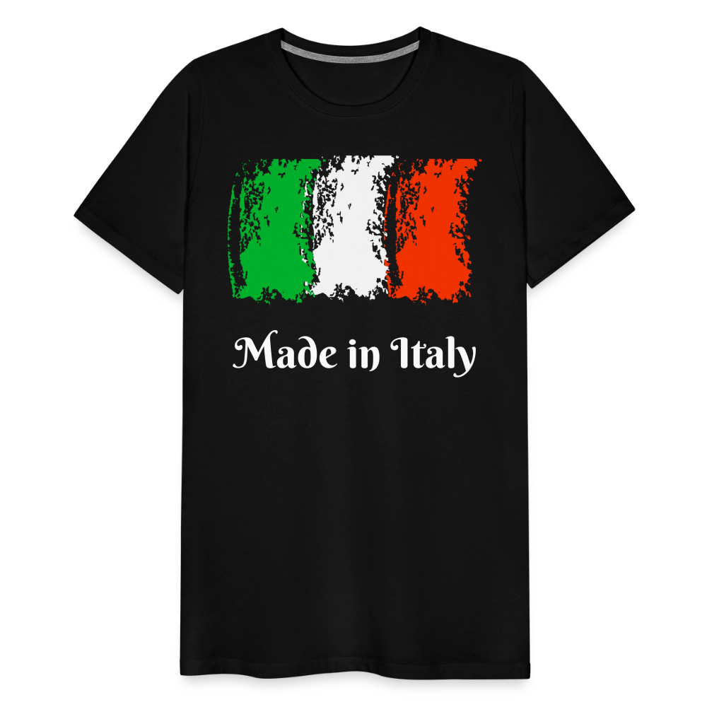 Männer Premium T-Shirt - Made in Italy - Schwarz