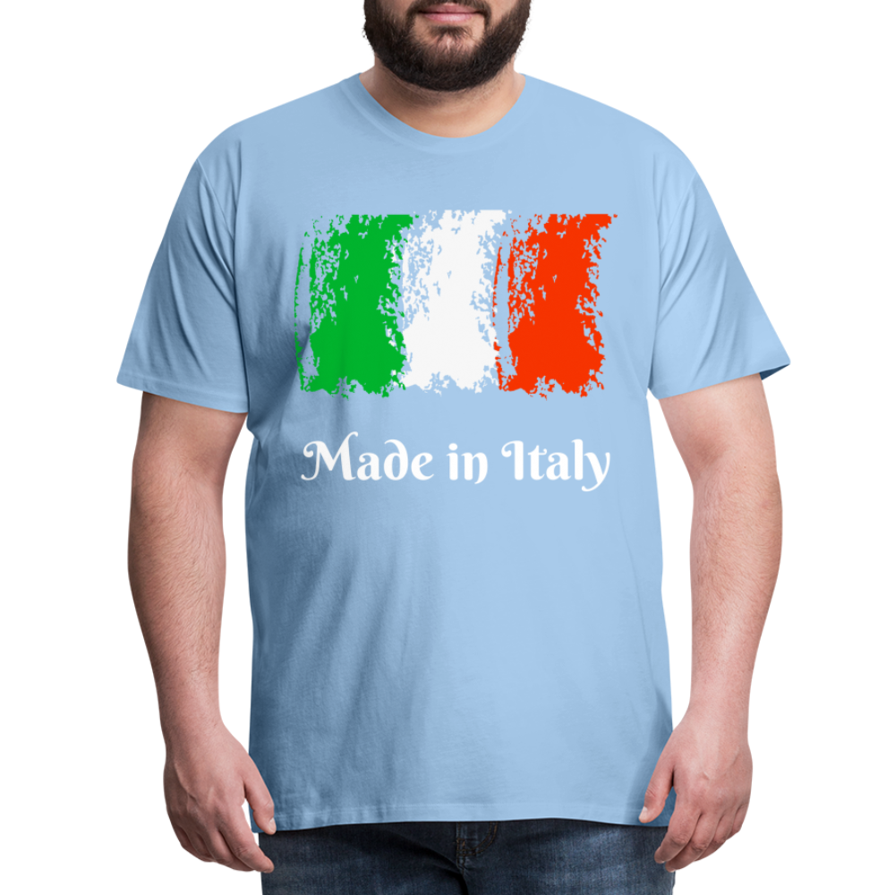 Männer Premium T-Shirt - Made in Italy - Sky