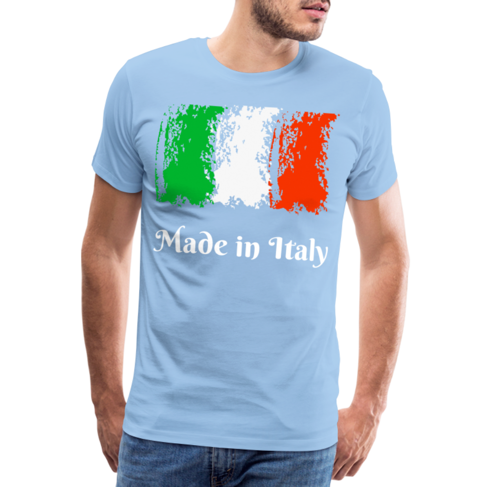 Männer Premium T-Shirt - Made in Italy - Sky