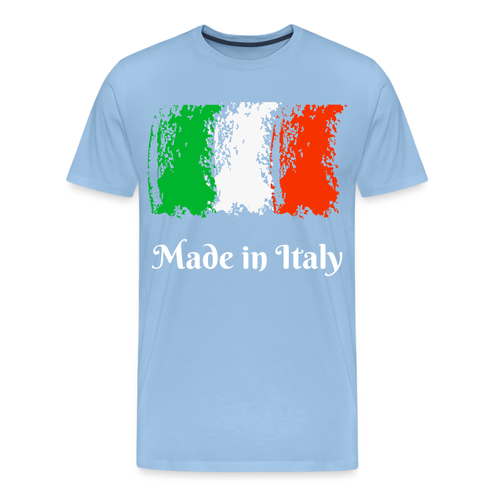 Männer Premium T-Shirt - Made in Italy - Sky