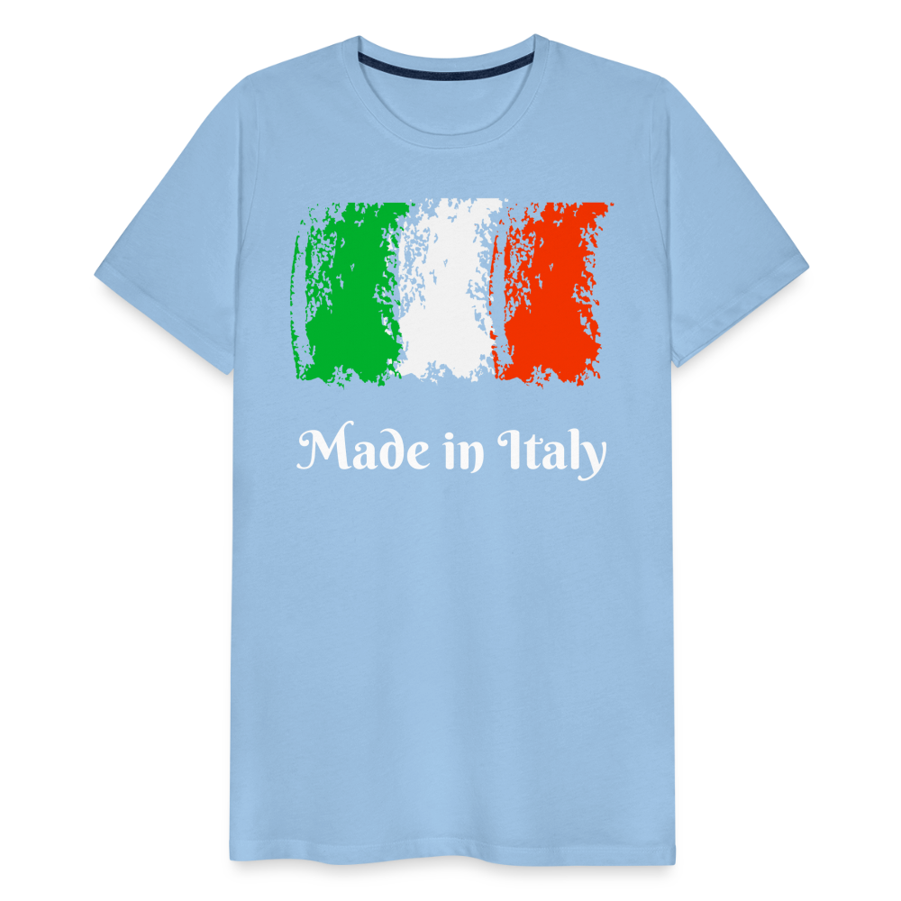 Männer Premium T-Shirt - Made in Italy - Sky