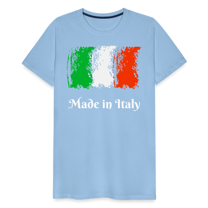 Männer Premium T-Shirt - Made in Italy - Sky