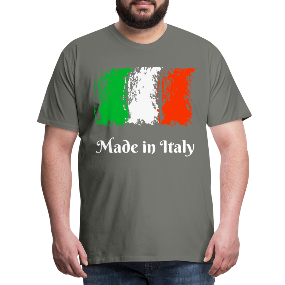 Männer Premium T-Shirt - Made in Italy - Asphalt