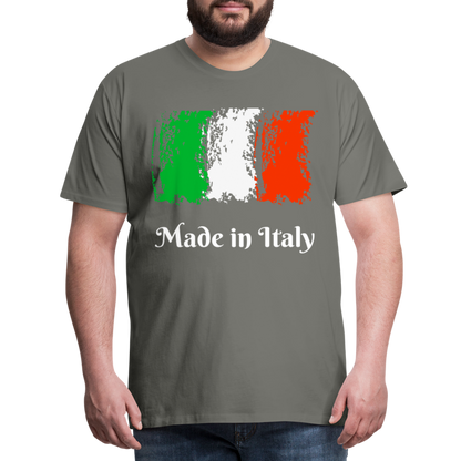 Männer Premium T-Shirt - Made in Italy - Asphalt