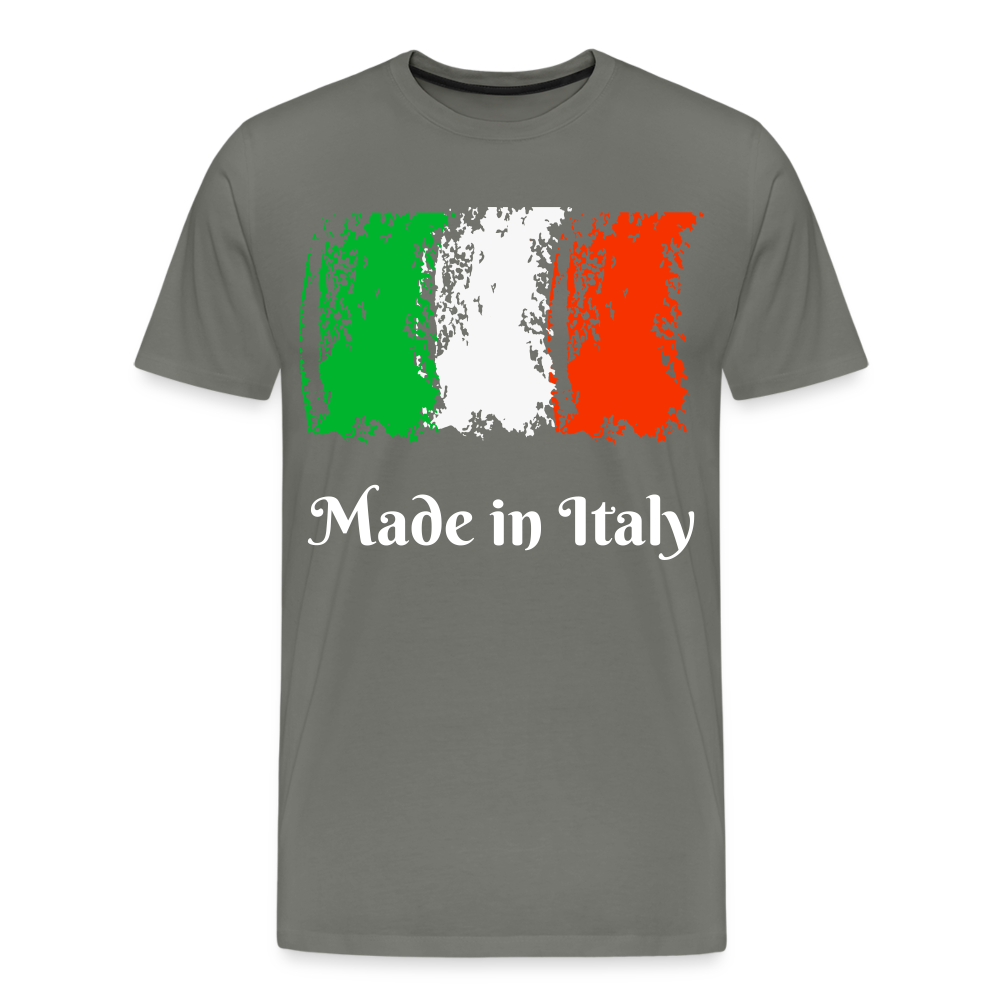 Männer Premium T-Shirt - Made in Italy - Asphalt