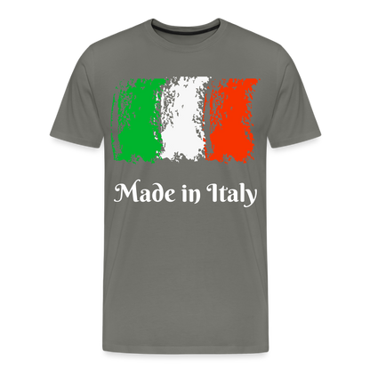 Männer Premium T-Shirt - Made in Italy - Asphalt