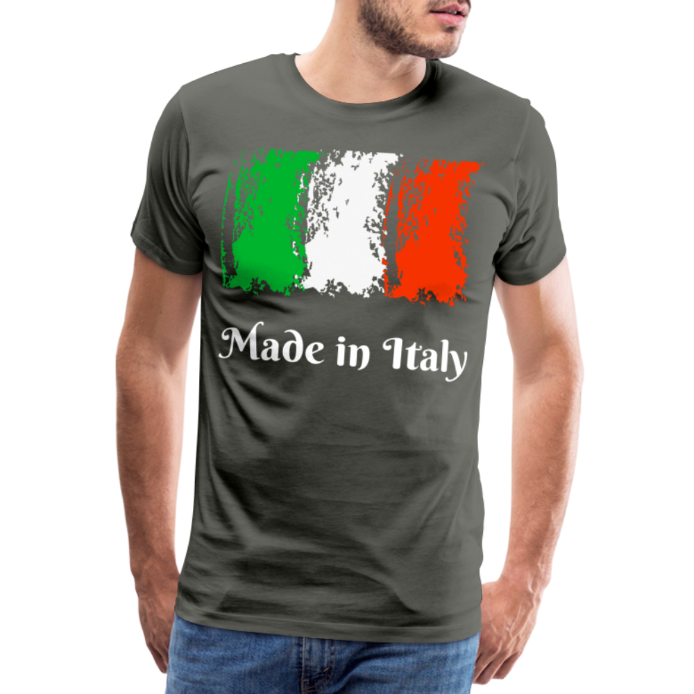 Männer Premium T-Shirt - Made in Italy - Asphalt