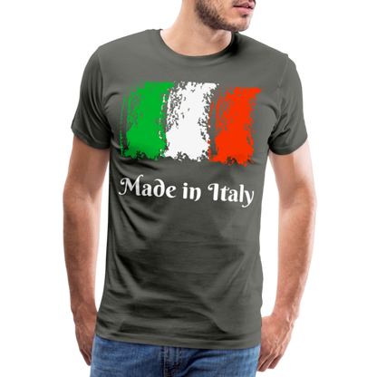 Männer Premium T-Shirt - Made in Italy - Asphalt