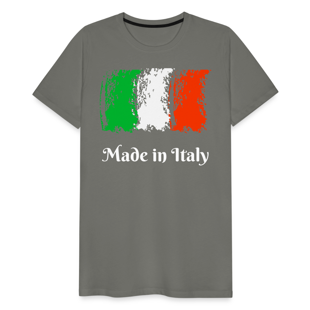 Männer Premium T-Shirt - Made in Italy - Asphalt