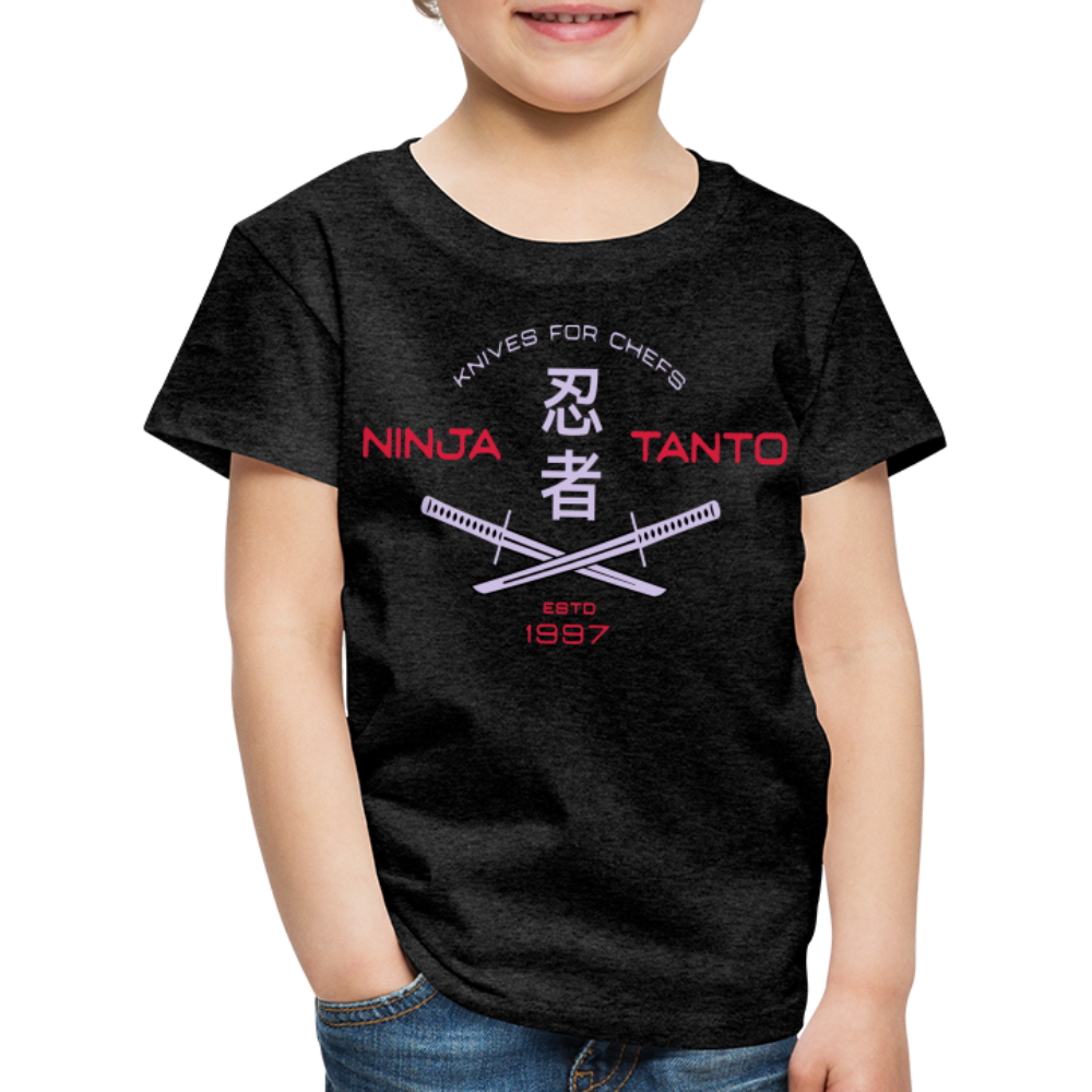 Kinder Premium T-Shirt - Ninja Tanto - Anthrazit