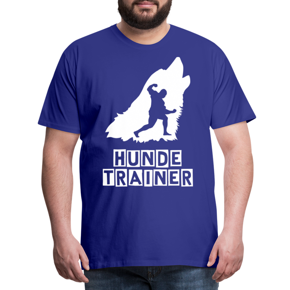 Männer Premium T-Shirt - Hundetrainer Design - Königsblau