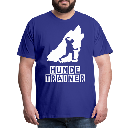 Männer Premium T-Shirt - Hundetrainer Design - Königsblau