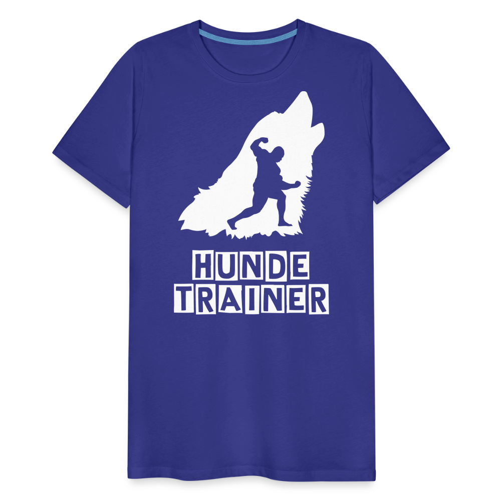 Männer Premium T-Shirt - Hundetrainer Design - Königsblau