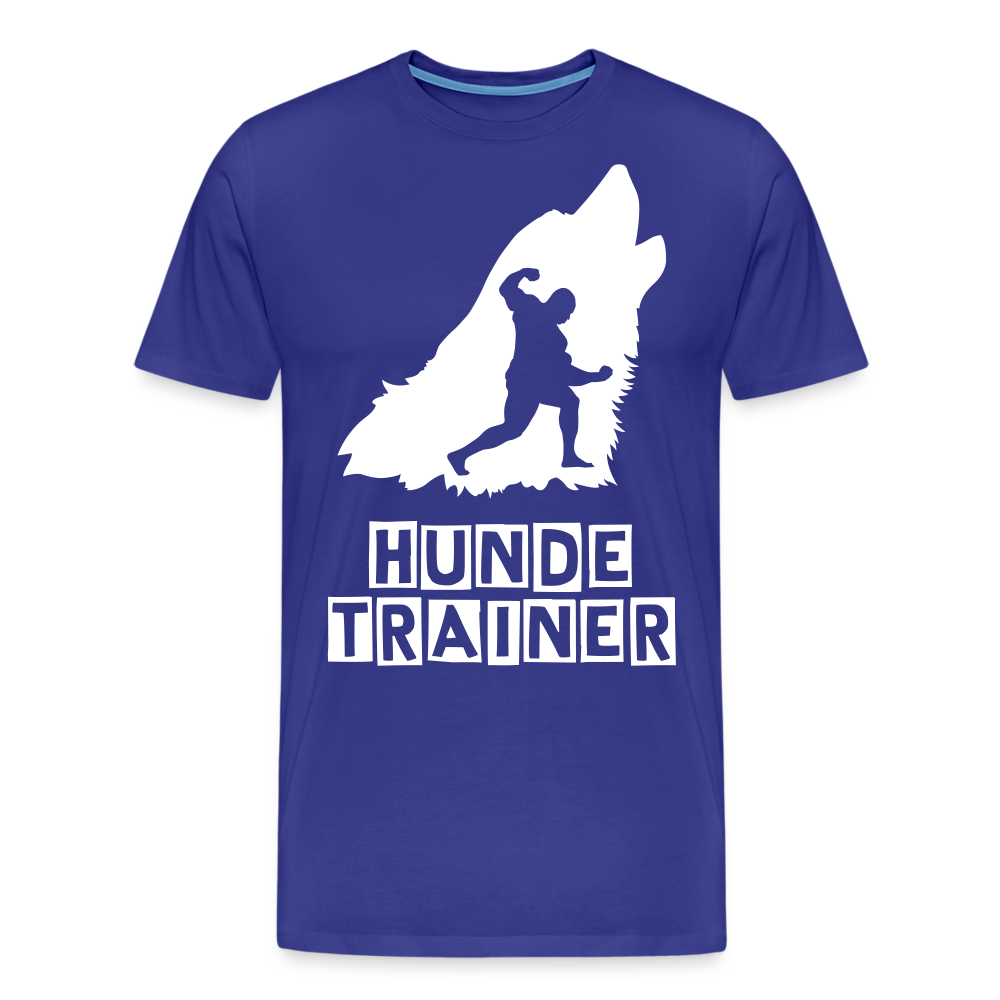 Männer Premium T-Shirt - Hundetrainer Design - Königsblau