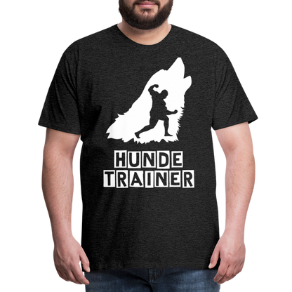 Männer Premium T-Shirt - Hundetrainer Design - Anthrazit