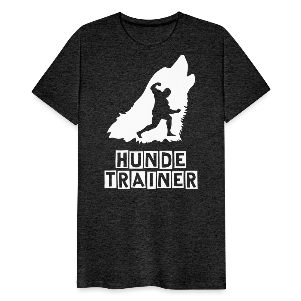 Männer Premium T-Shirt - Hundetrainer Design - Anthrazit